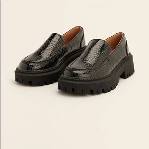 NA-KD Platform Loafers